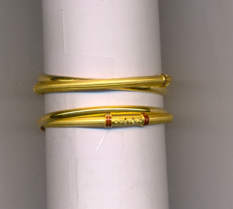 GOLD BANGLE PLAIN FANCY
