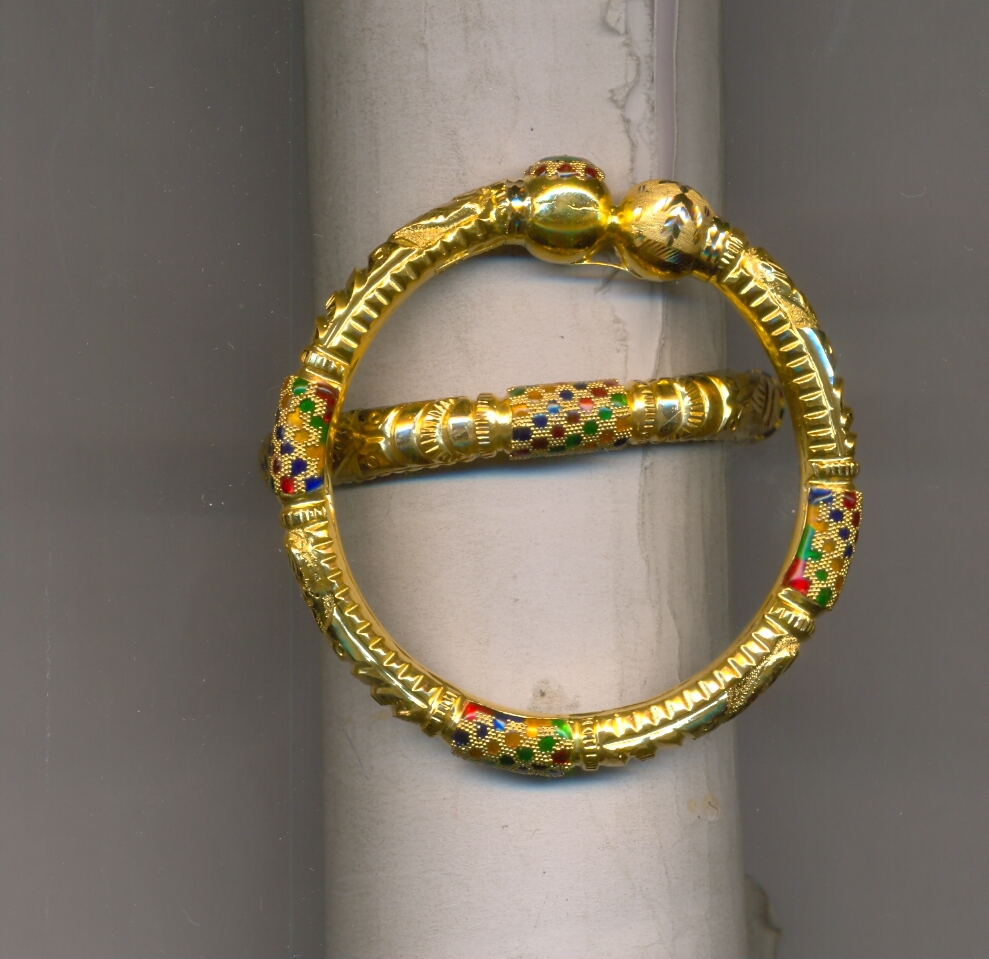GOLD BANGLE PLAIN FANCY