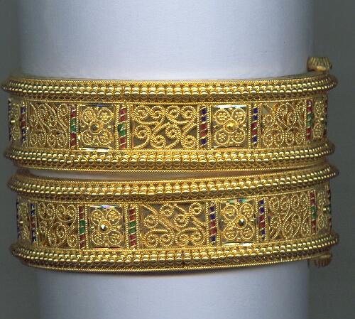 GOLD BANGLE PLAIN FANCY