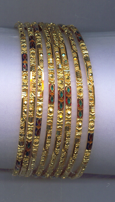 GOLD BANGLE PLAIN FANCY