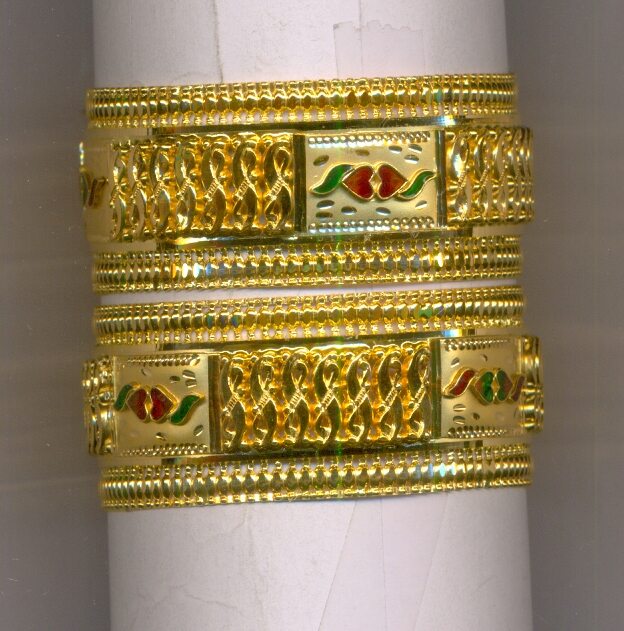 GOLD BANGLE PLAIN FANCY