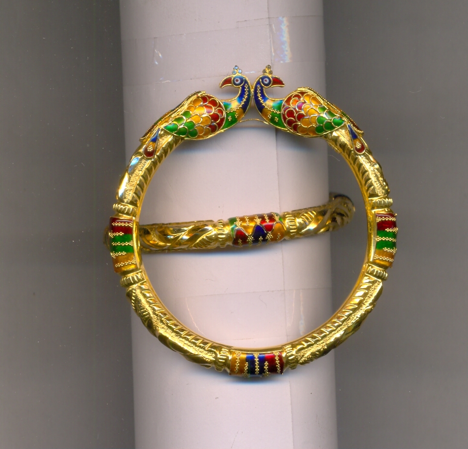 GOLD BANGLE PLAIN FANCY