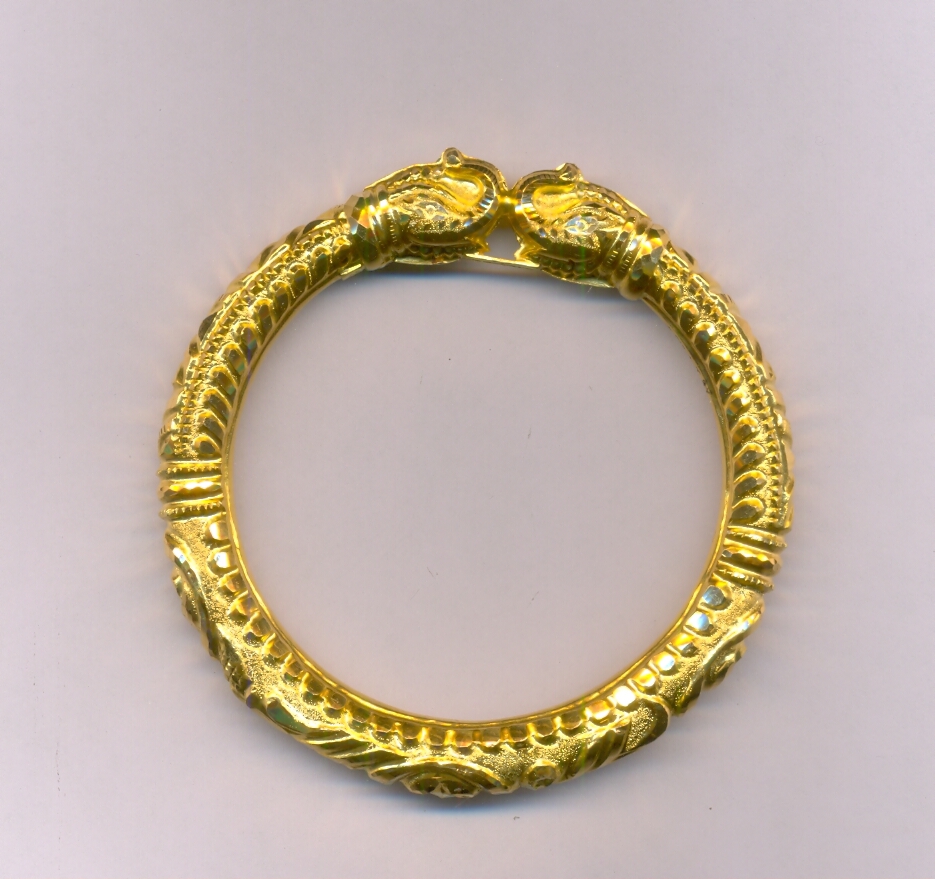 GOLD BANGLE PLAIN FANCY
