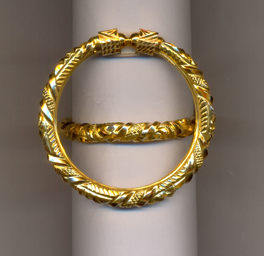 GOLD BANGLE PLAIN FANCY
