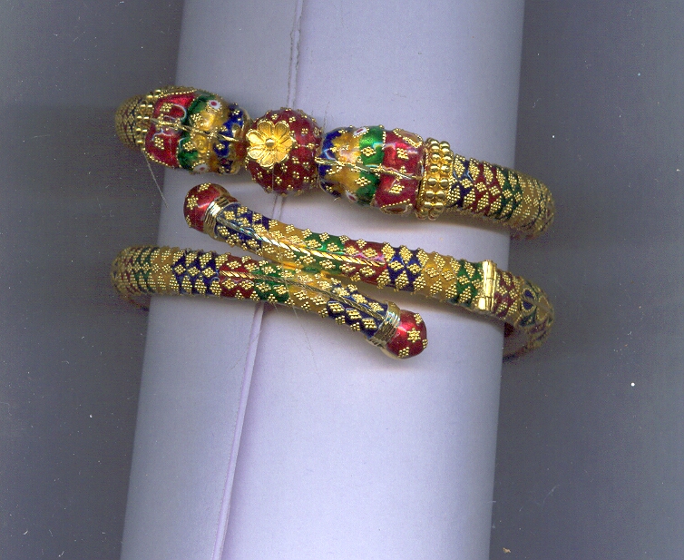 GOLD BANGLE PLAIN FANCY