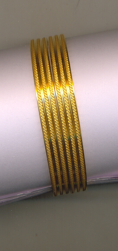 GOLD BANGLE PLAIN FANCY