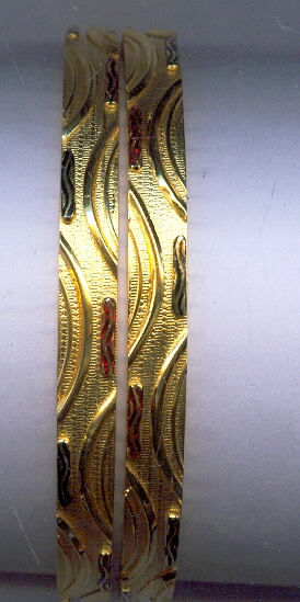 GOLD BANGLE PLAIN FANCY