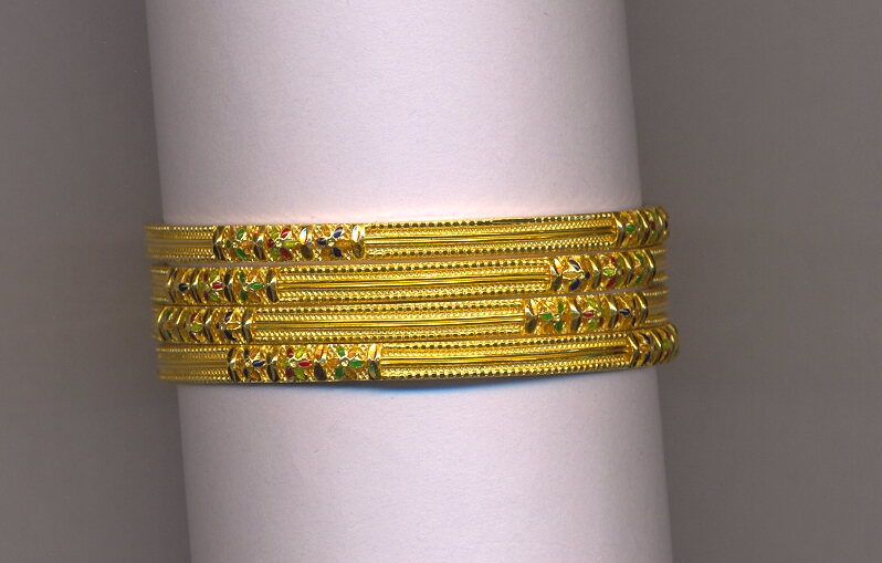 GOLD BANGLE PLAIN FANCY