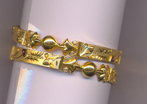 GOLD BANGLE PLAIN FANCY