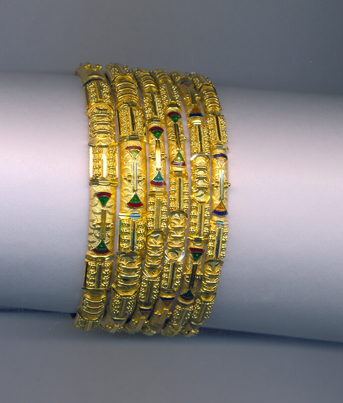 GOLD BANGLE PLAIN FANCY