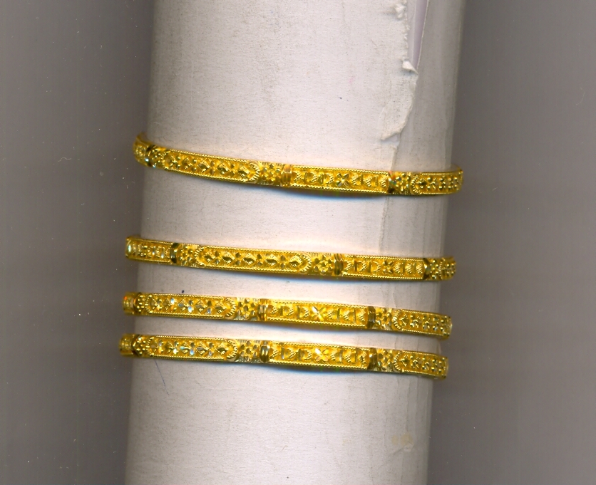 GOLD BANGLE PLAIN FANCY