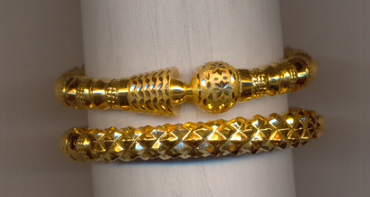 GOLD BANGLE PLAIN FANCY