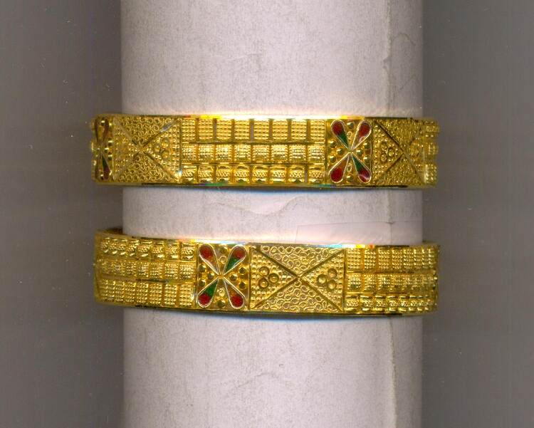 GOLD BANGLE PLAIN FANCY