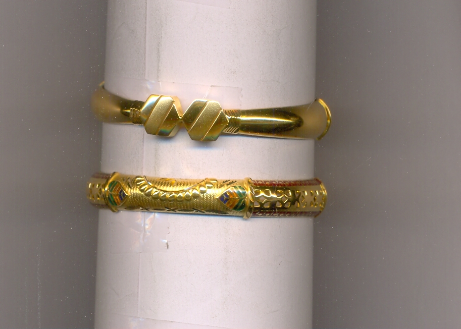 GOLD BANGLE PLAIN FANCY