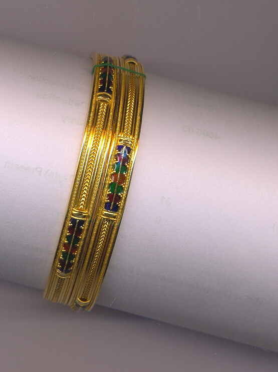 GOLD BANGLE PLAIN FANCY