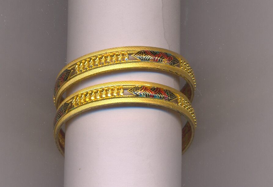 GOLD BANGLE PLAIN FANCY