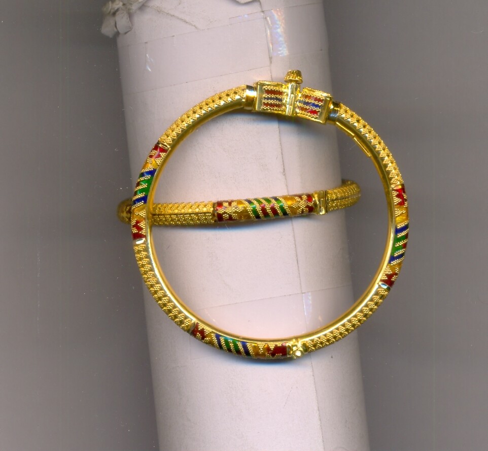 GOLD BANGLE PLAIN FANCY