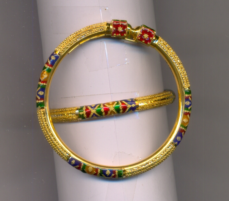 GOLD BANGLE PLAIN FANCY