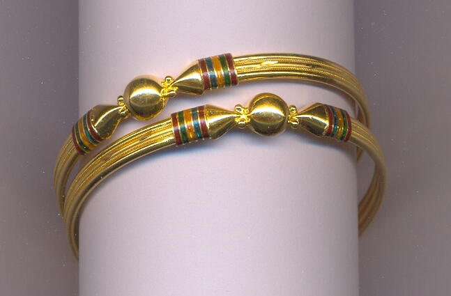 GOLD BANGLE PLAIN FANCY