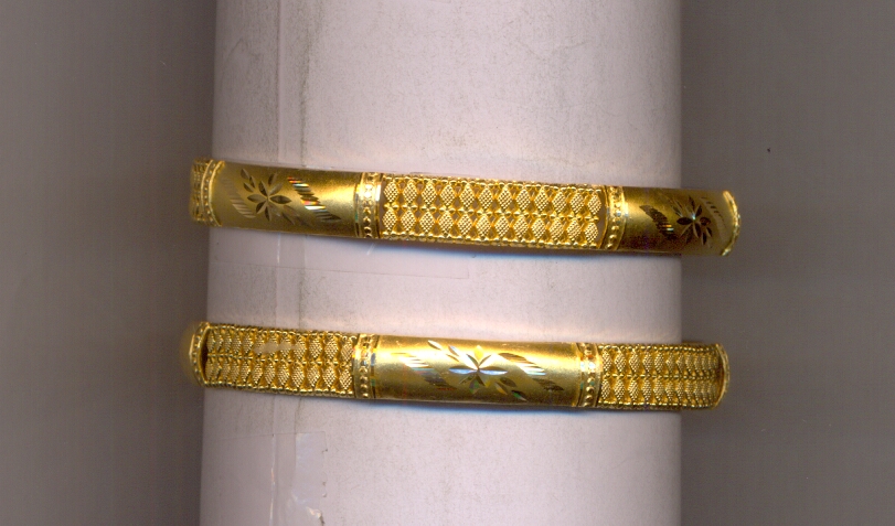 GOLD BANGLE PLAIN FANCY