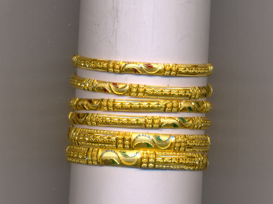 GOLD BANGLE PLAIN FANCY