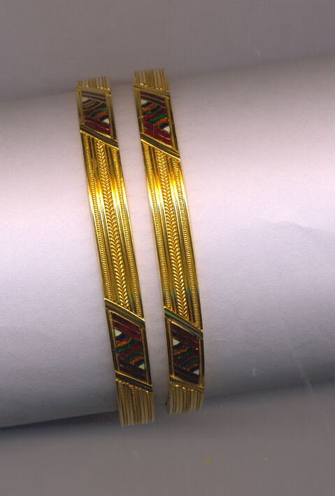 GOLD BANGLE PLAIN FANCY