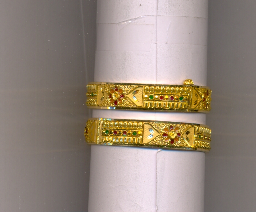 GOLD BANGLE PLAIN FANCY
