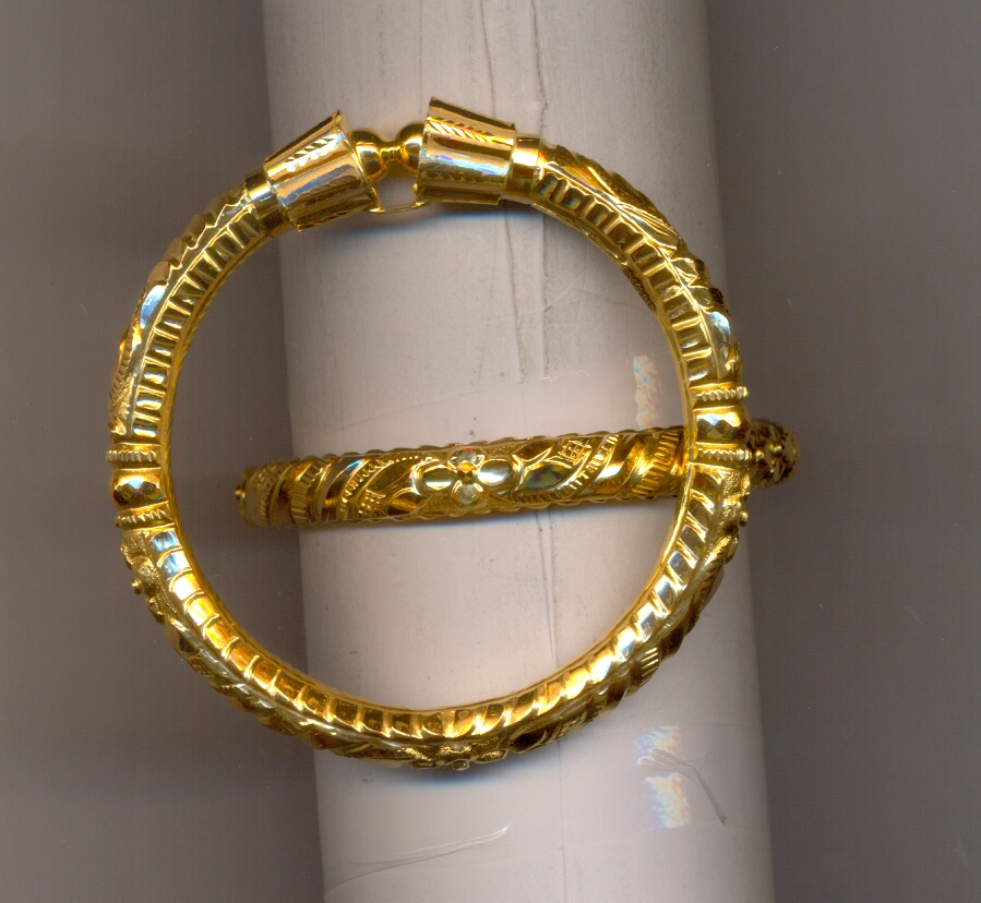 GOLD BANGLE PLAIN FANCY