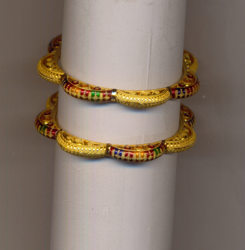 GOLD BANGLE PLAIN FANCY