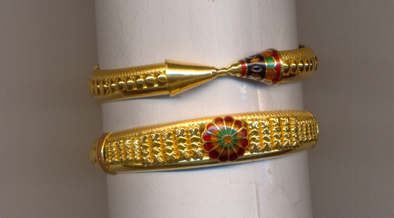GOLD BANGLE PLAIN FANCY