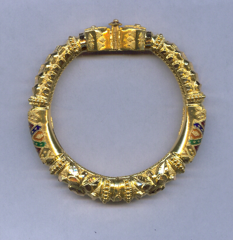 GOLD BANGLE PLAIN FANCY