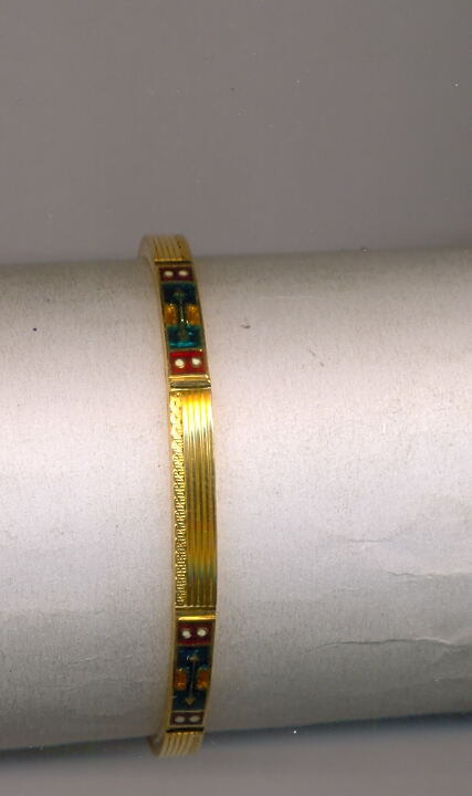 GOLD BANGLE PLAIN FANCY