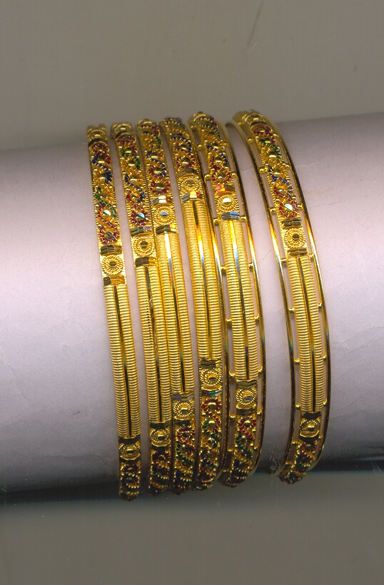 GOLD BANGLE PLAIN FANCY