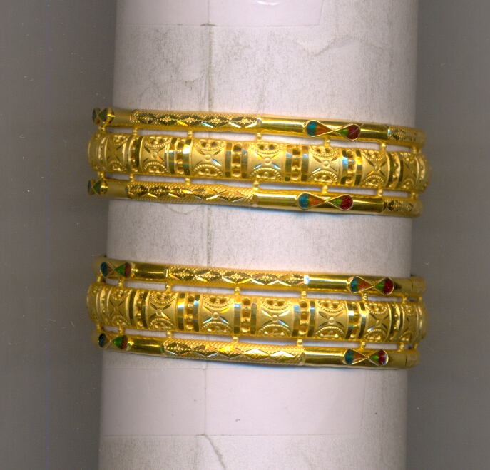 GOLD BANGLE PLAIN FANCY
