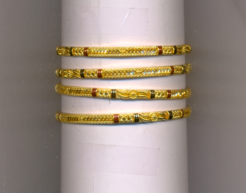 GOLD BANGLE PLAIN FANCY