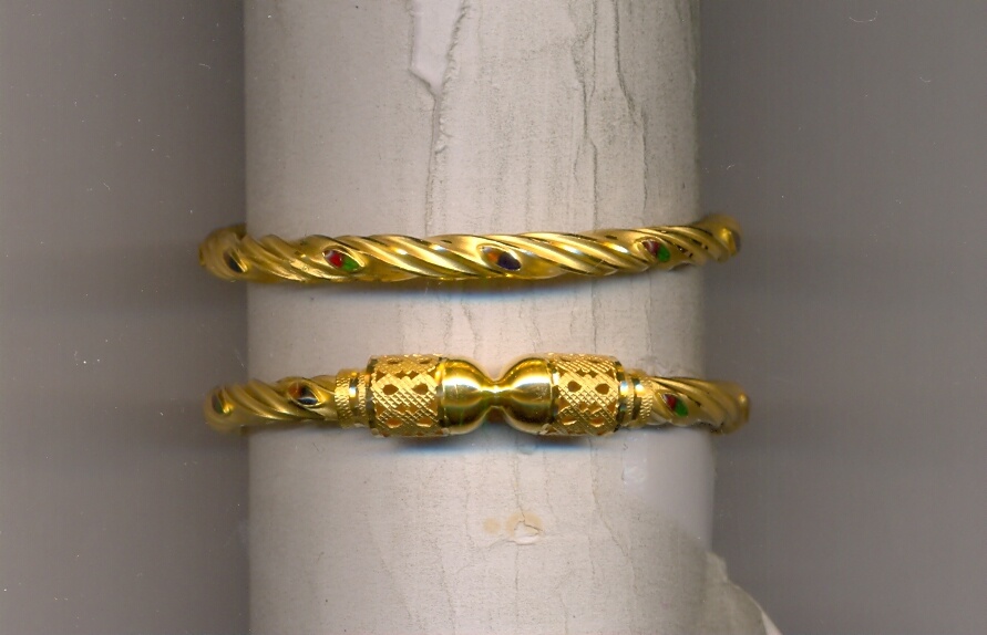 GOLD BANGLE PLAIN FANCY