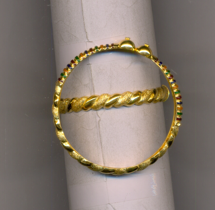 GOLD BANGLE PLAIN FANCY