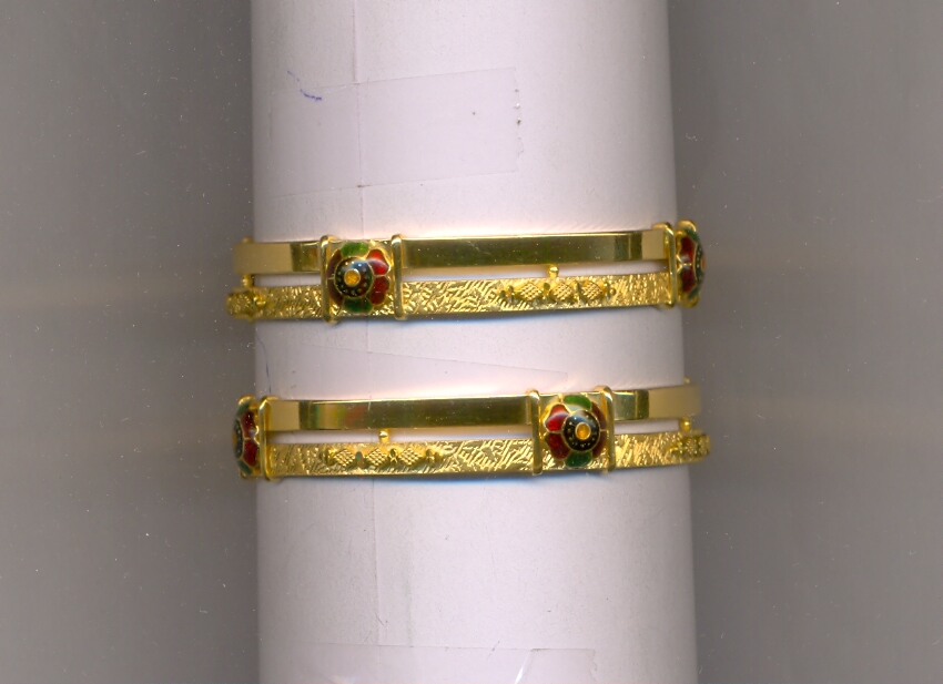 GOLD BANGLE PLAIN FANCY