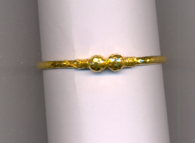 GOLD BANGLE PLAIN FANCY
