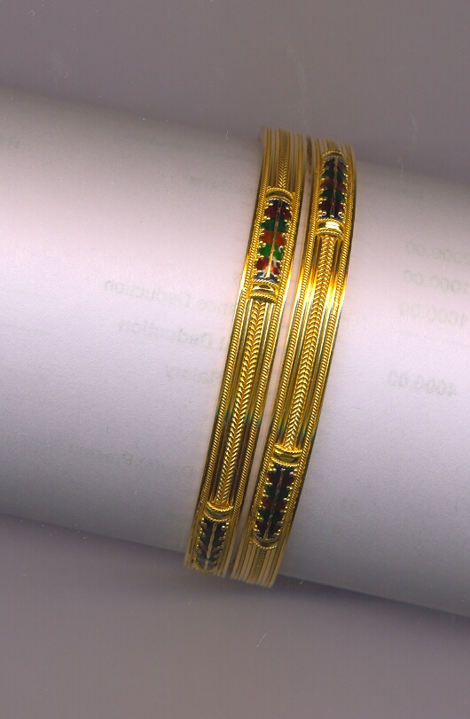 GOLD BANGLE PLAIN FANCY