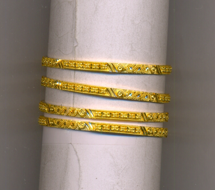 GOLD BANGLE PLAIN FANCY
