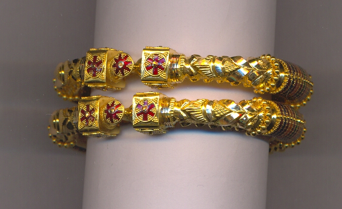 GOLD BANGLE PLAIN FANCY