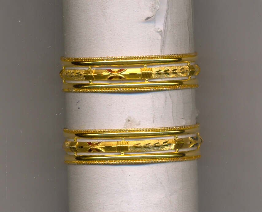 GOLD BANGLE PLAIN FANCY