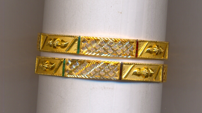 GOLD BANGLE PLAIN FANCY