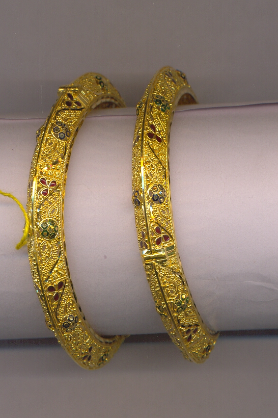GOLD BANGLE PLAIN FANCY