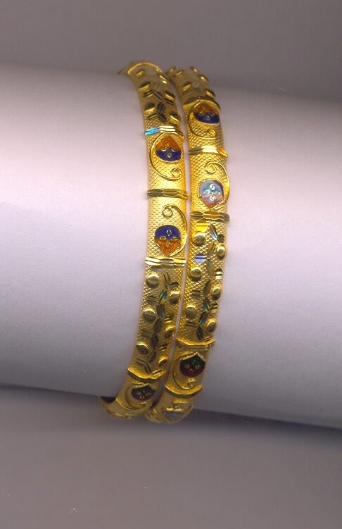 GOLD BANGLE PLAIN FANCY