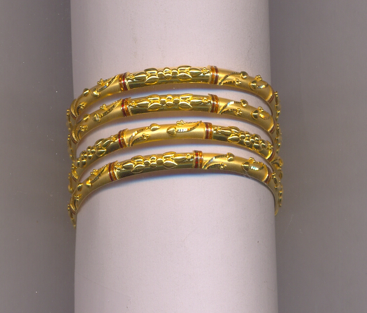GOLD BANGLE PLAIN FANCY
