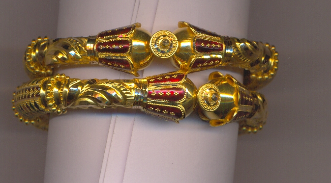 GOLD BANGLE PLAIN FANCY