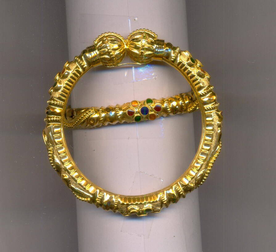 GOLD BANGLE PLAIN FANCY