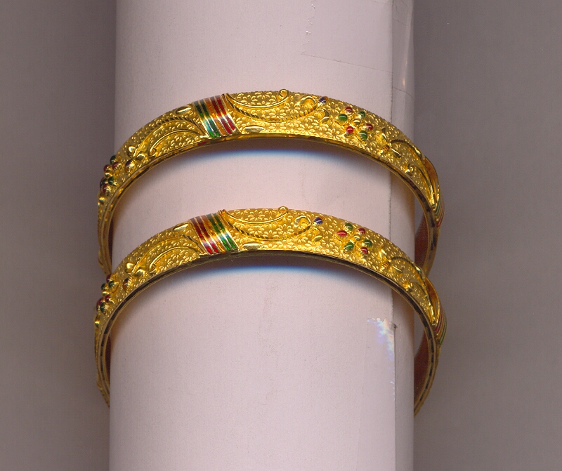 GOLD BANGLE PLAIN FANCY